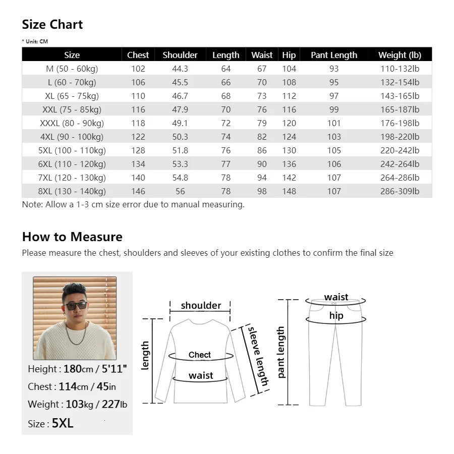 Men T Shirt Suit Pants 2 Piece Set Oversize 6XL 7XL 8XL Plus Size Short Sleeve Black Tshirts Summer Fashion Loose Drop 240518
