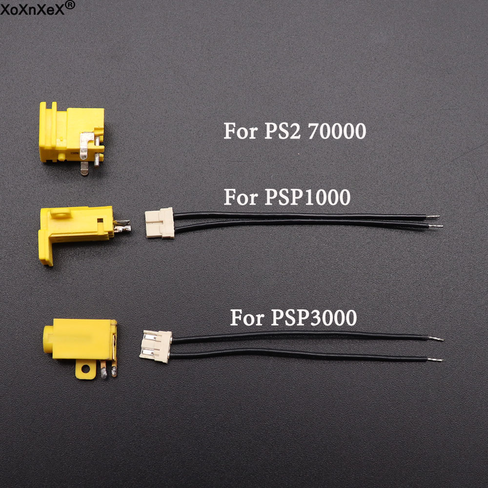 1pcs For PSP 1000 2000 3000 Power Charger Port Outlet Power Charge Jack Connector For PS2 70000 PSP2000 PSP1000 PSP3000 Console