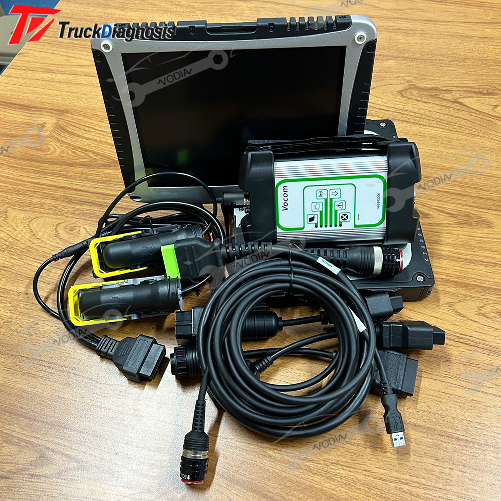 88890300 VOCOM VOCOM 1with ECU programming test cable For /Mack Test Diagnostic Tool and CF19 laptop Ready to use