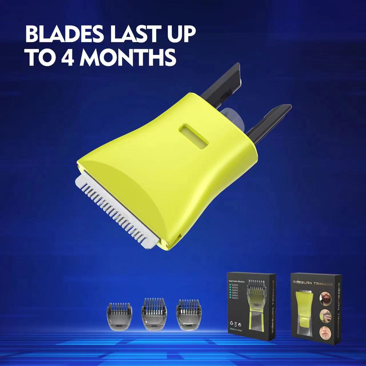 Comb Shaver Replacement Heads Beard Trimming Comb Applicable for One Blade QP2630/QP2520/QP2834/QP6531/QP6520/QP6510