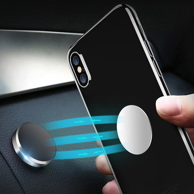 Mini Magnetic Car Phone Bracket Holder Universal Colorful Circular Strong Magnet Cellphone Stand for IPhone Auto Accessories 1Pc