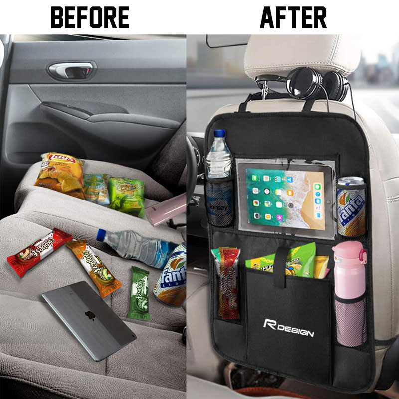 Car Stowing Tidying Pocket Seat Back Storage Bag for RDESIGN S60 S90 XC40 XC60 XC90 AWD Accessories Automobile protection