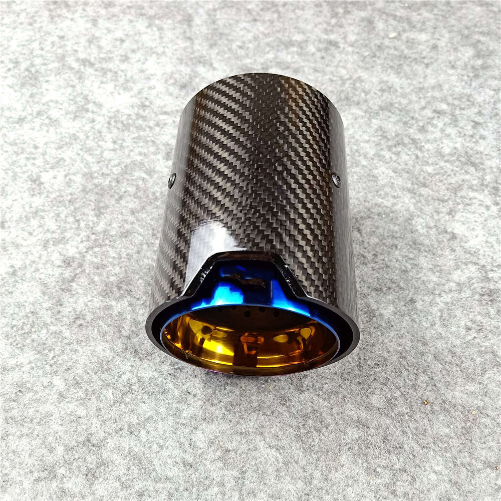 1Pc For BMW M Exhaust Pipe Universal Car For F20 F22 M135i M140i M235i M240i M335i M340i M435i M440i F87 F80 F82 F83 Muffler Tip