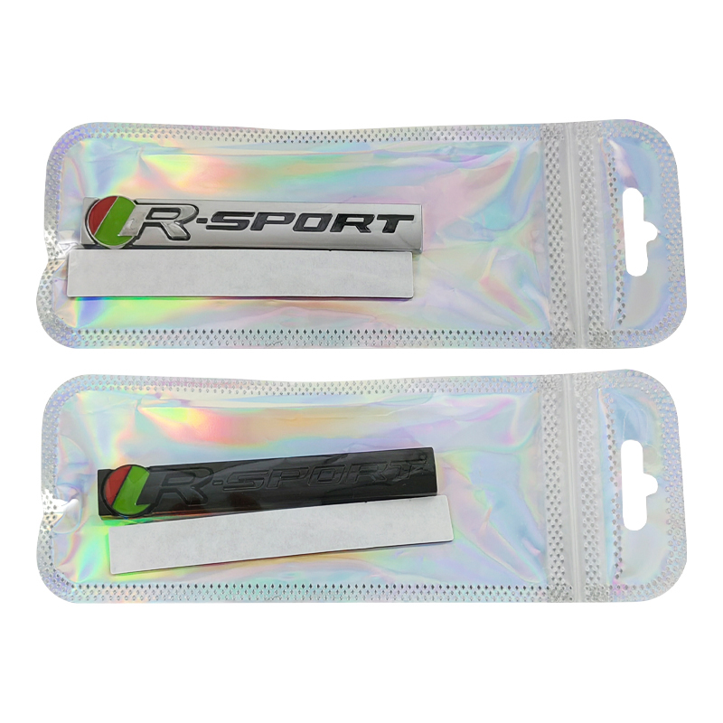 3d Metal Black RSPORT R Sport Emblem Car Rear Trunk Fender Badge For Jaguar R XJ F PACE XE XF R Sport Logo Sticker Accessories
