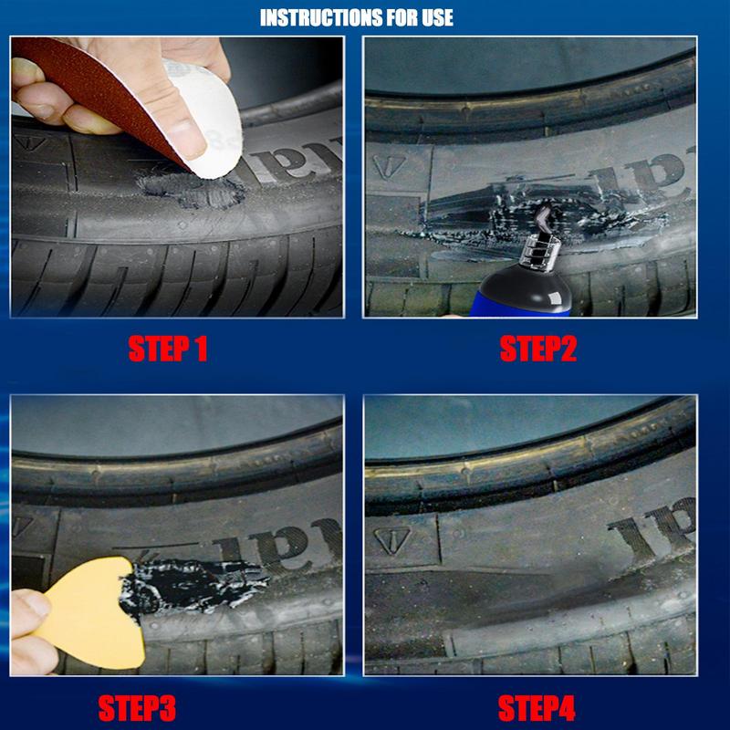 50ml Car Tire Repair Glue Tire Sidewall Repair Glue Advanced Technology Sealant Effective On Multiple Types car Tire Accessories