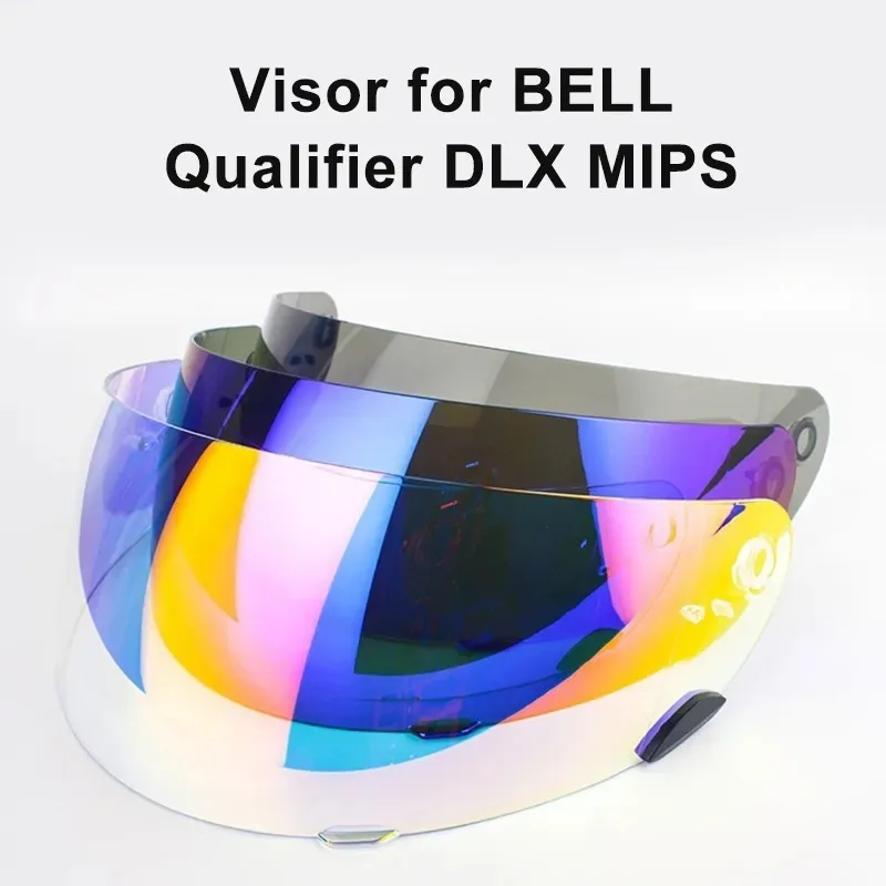 Motorcycle Helmet Visor Lens For Bell Qualifier DLX MIPS Vortex Revolver Evo RS-1 RS-2 Goggles Shield Windshield Screen Parts