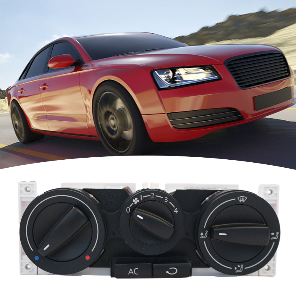 Air Conditioner Control Switch Climate Control Switch A/C Heater Control Panel for VW Golf 2000-2006 for VW Passat 1998-2005