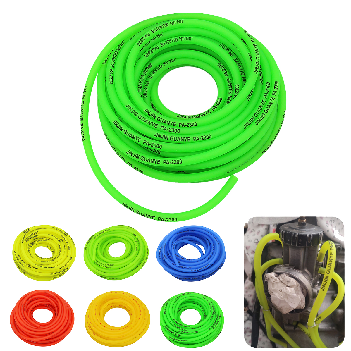 1m Universal Motorcycle Fuel Filter Hose Petrol Pipe Gas Oil For Tmax 500 2008 2011 Cbr 600 F4i Hornet 600 Accessories