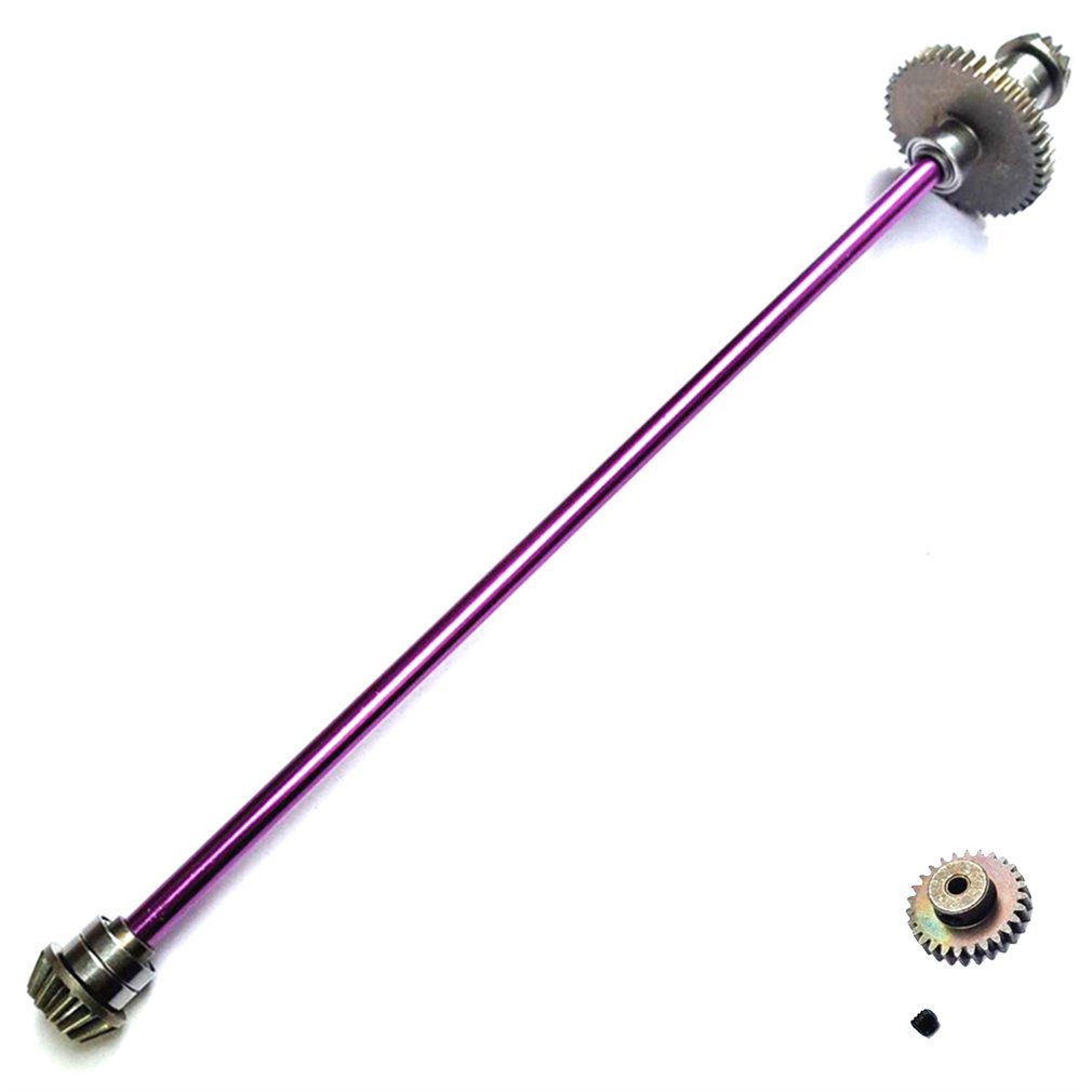 Metal Main Central Axle Drive Shaft Differential Gear Upgrade Parts for Wltoys 124019 124018 1/12 RC Car Accessories