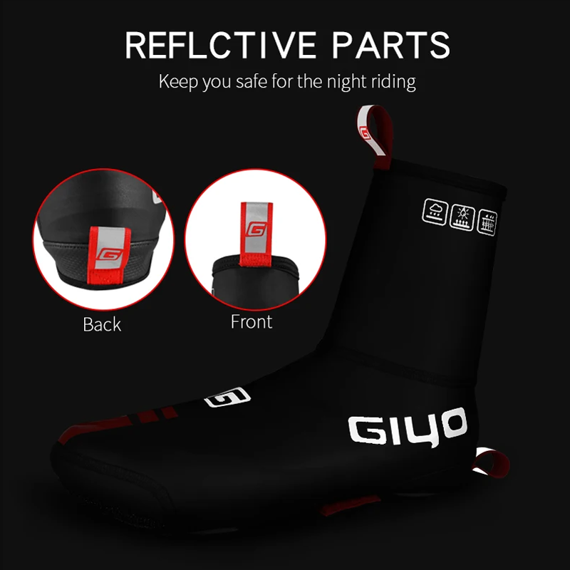 Giyo bicycle shoes cover Waterproof Cycling Shoes Cover Spring Winter Bicycle Overshoes MTB Boot Covers Road Bike Cycle Footwear
