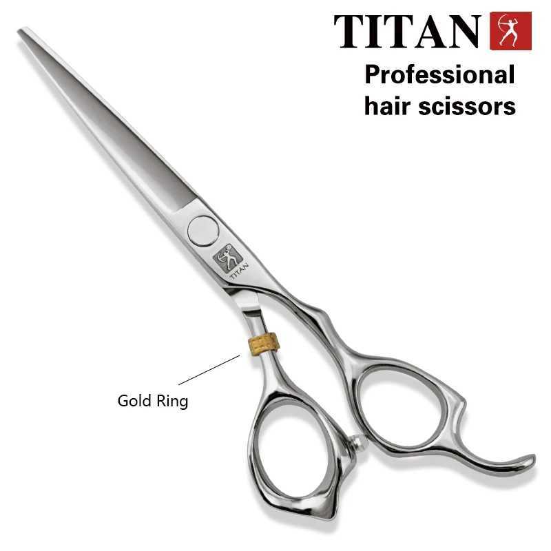 Hair Scissors Titan Hair Scissors Barber Sheet professional cutting scissors 7-inch JP 440C stainless steel Q240521