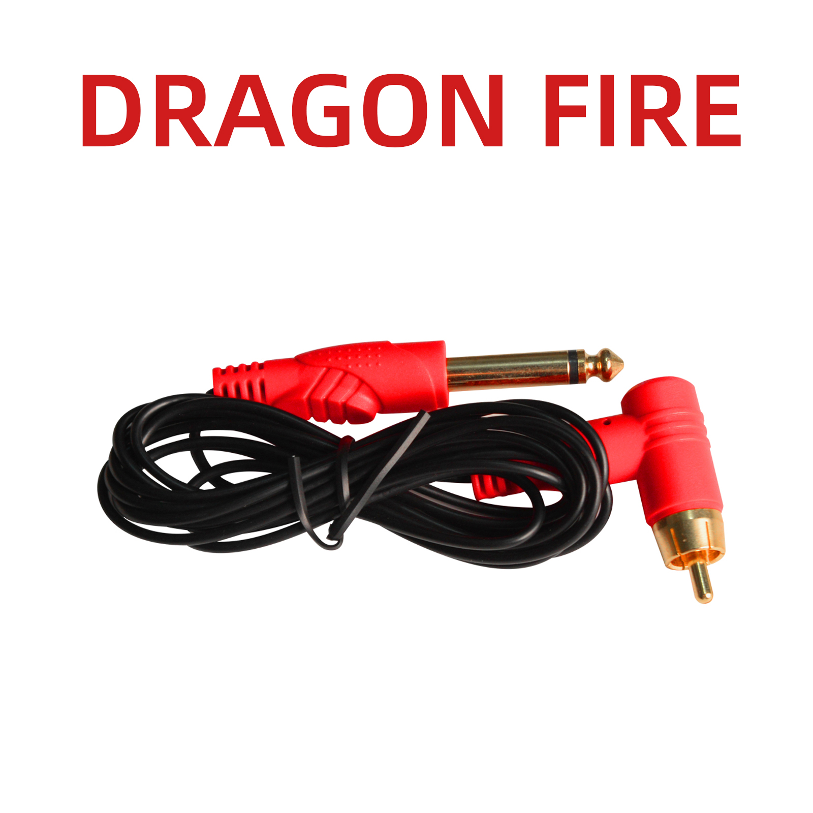 DRAGONDFIRE Tattoo Clip Cable RCA Plug Tattoo Machine Power Cord Tattoo Machine Hook Line Power Supply Accessory