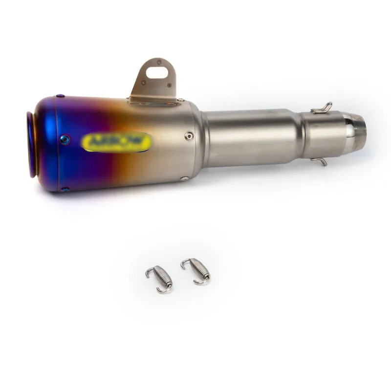 Universal Motorcycle Exhaust Pipe ARROW Muffler Pipe Escape Moto For Kawasaki Honda Z800 S1000RR NC700 R3 GW250 CBR300 RC390 R1