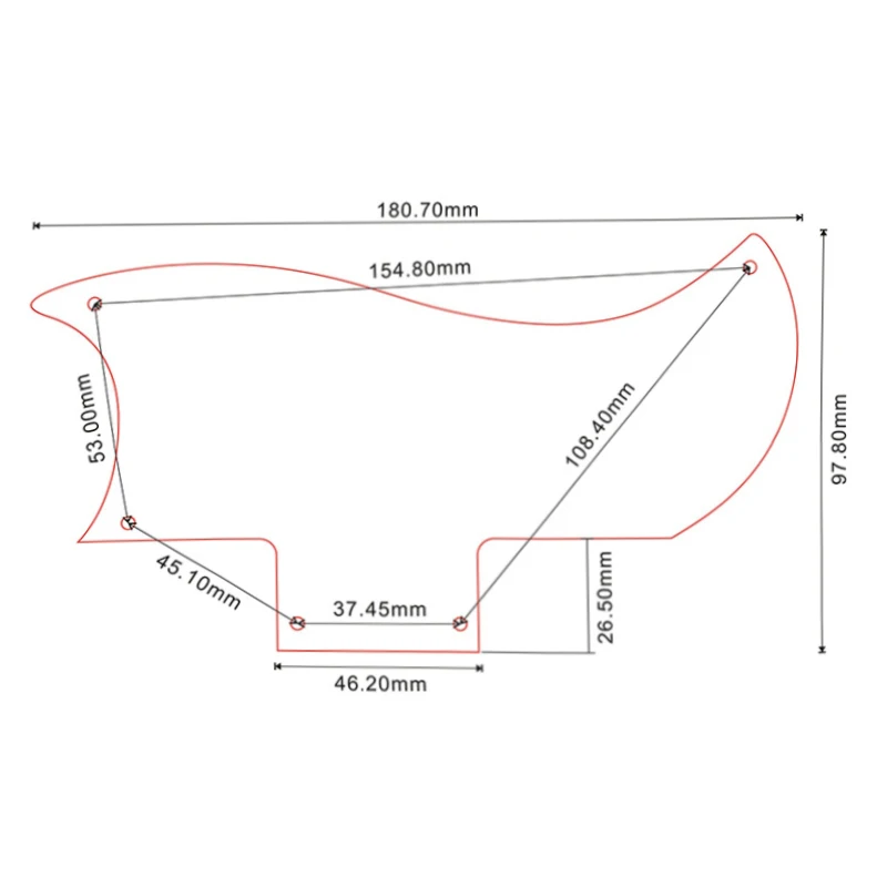 NEW Custom Guitar Pickgaurd - for 61 SG Guitar Pickguard Scratch Plate Multiple Colour High Quality Guitar Accessories