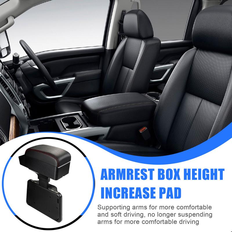 Car Armrest Storage Box Auto Center Console Storage Box Adjustable Auto Console Side Storage Box For Cars Trucks Most Vehicles