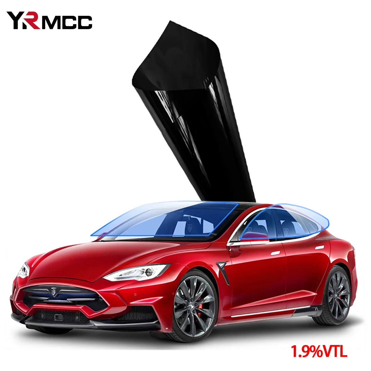50cmx300cm Car Window Foil Tint Tinting Film Solar UV Protector Foils Side Window Tint Film for Auto Window Glass Sun Shade Film