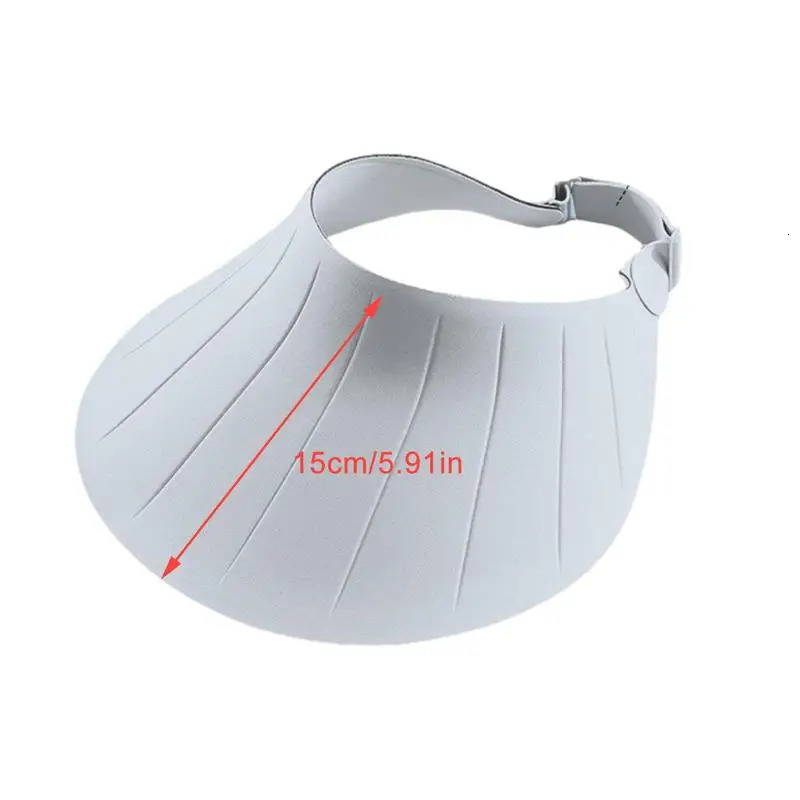 Open Top Hat Summer Sun Visor Hat For Women Anti-UV Breathable Lightweight Large Brim No Trace Lightness Hat For Climbing 240522