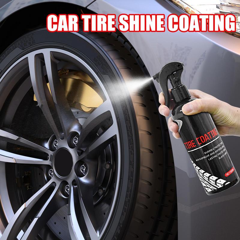 Tire Coating Shine Permanent Multipurpose Car Tire Wheel Polishing Blackening Agent Auto Tire Refurbishing Coating Agent