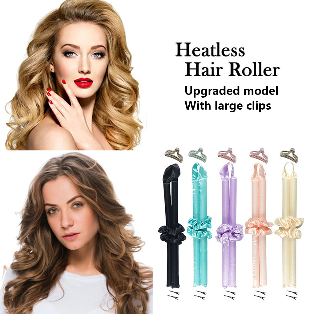 Curling Rod Headband Soft Hair Curlers Indoor Bedroom Hairdressing Rollers b94a0