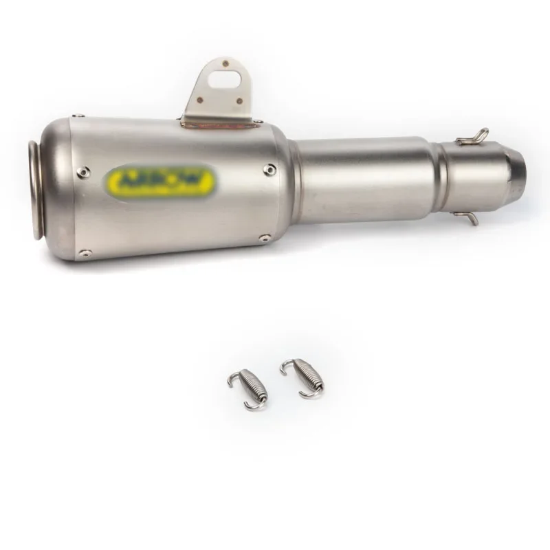 Universal Motorcycle Exhaust Pipe ARROW Muffler Pipe Escape Moto For Kawasaki Honda Z800 S1000RR NC700 R3 GW250 CBR300 RC390 R1