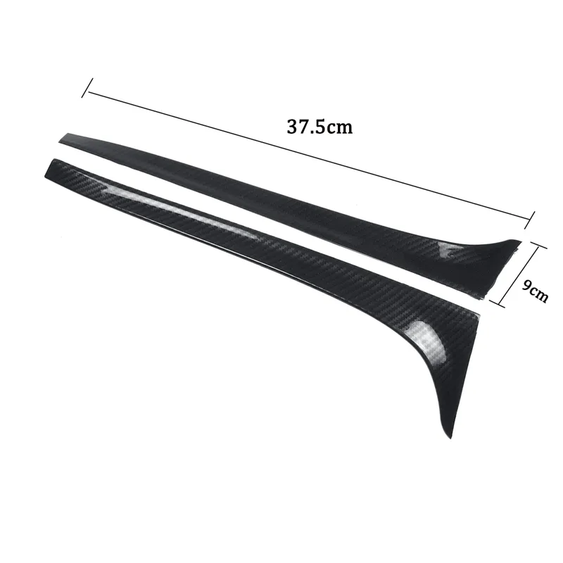 rear window Side spoiler wing For GOLF 7 MK7 GTD R 2014-2018 Car styling Rear window mirror wing spoiler fitting modification