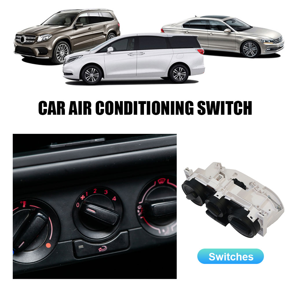 Air Conditioner Control Switch Climate Control Switch A/C Heater Control Panel for VW Golf 2000-2006 for VW Passat 1998-2005