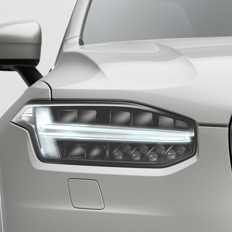 2 Pcs Car Front Light Transparent TPU Sticker Headlight Protective Film For XC90 XC40 XC60 S60 S90 V60 V90 Accessories