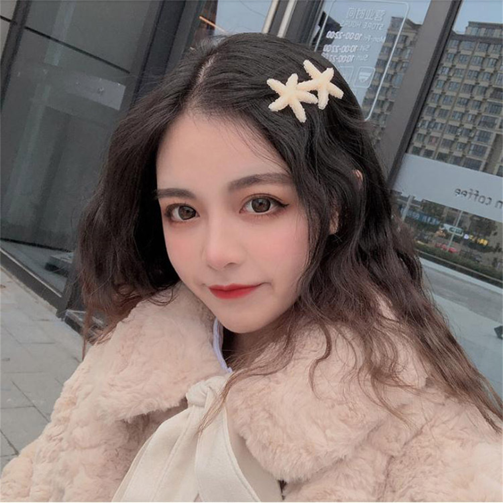 Pearl Hair Clip And Headband Simple And Versatile Korean Clothing Accessories Starfish Hairpin Sweet Personality Starfish