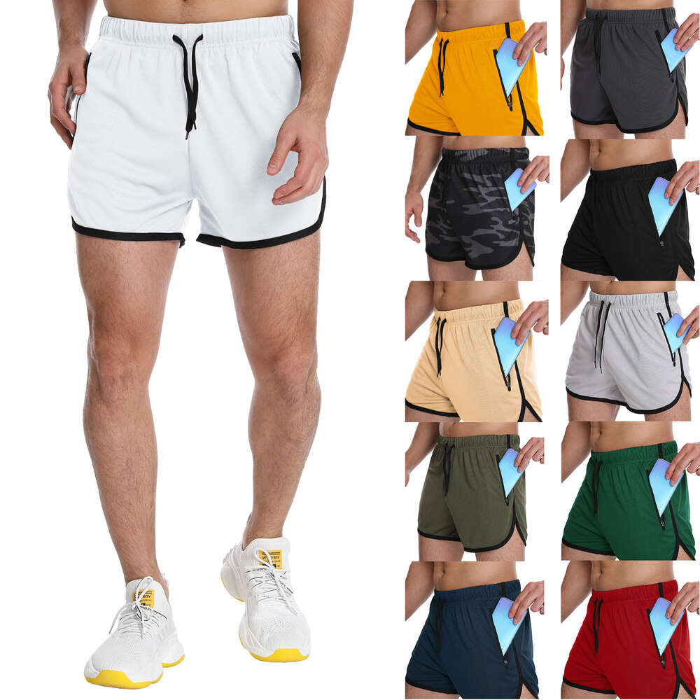 Triple fiess short sports shorts quick drying men's swimming beach pants H522-17