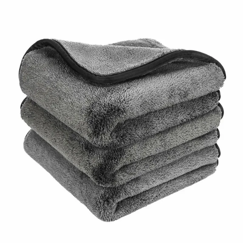 40x40cm Car Detailing 1200 GSM Car Wash Microfiber Towel Car Cleaning Drying Auto Washing Cloth Micro Fiber Rag