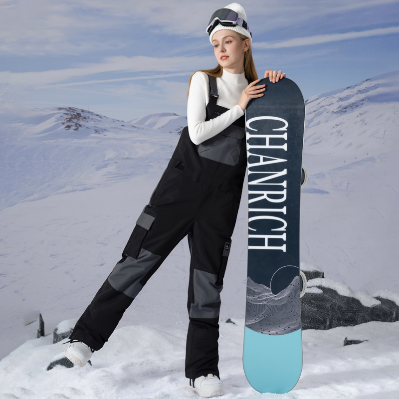 Ski Strap Pant for Men and Women, Snowboard Trouser, Waterproof, Windproof, Thermal, Outdoor Sport Wear with Pocket, Winter