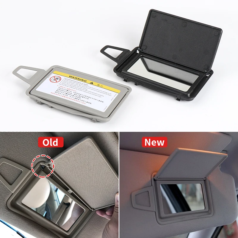 Car Interior Sun Shade Visor Makeup Cosmetic Mirror Cover For Mercedes Benz W211 E300 E320 E Class 2003-2008 Auto Accessories