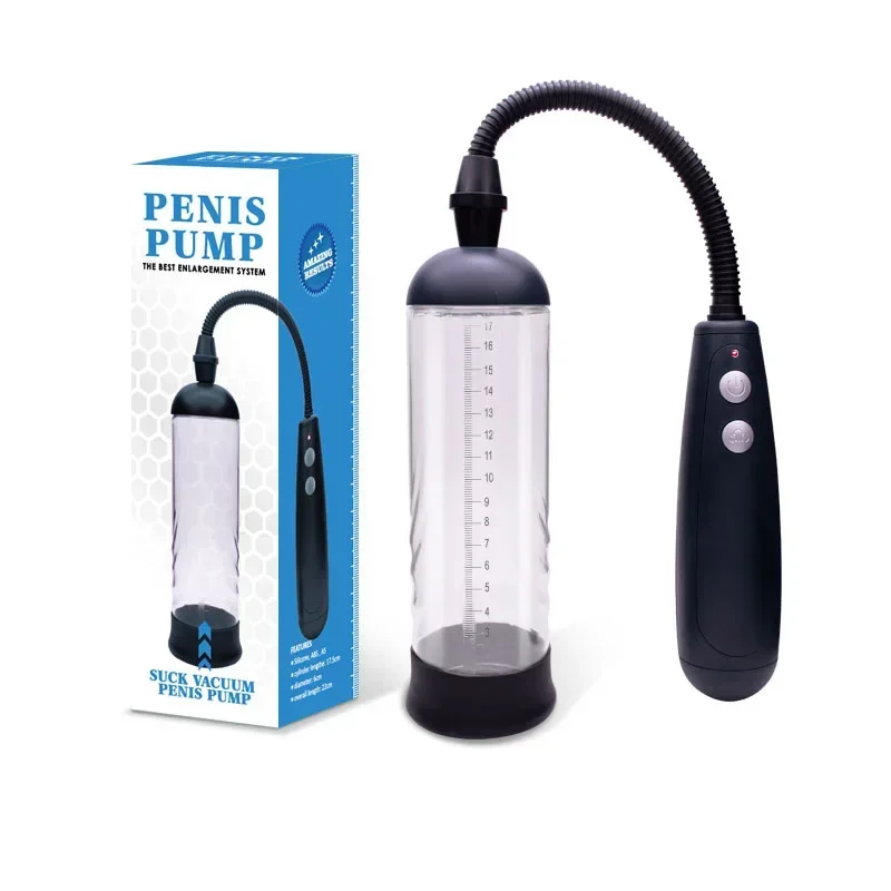 Electric Penis Pump Penis Enlargement Extend Pump Penis Trainer Male Masturbators Cup Dick Pump Sex Toys for Men