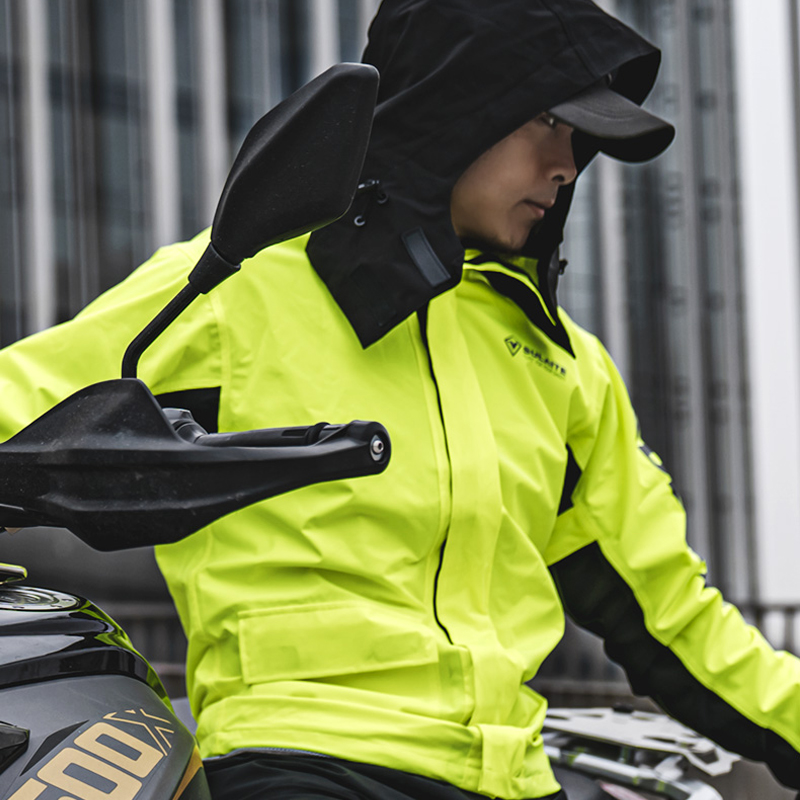 SULAITE Motorcycle Raincoat Suit Men Outdoor Waterproof Rainwear Shoes Cover Ultrathin Rain Coat Cycling Fishing Climbing Jacket