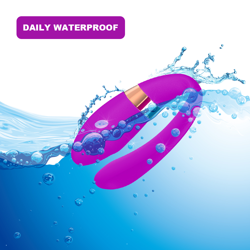 Mini Couples Pleasure Toys Anal G spot Vibrator for Women & Men Waterproof U-Shape Sexy Toys for Couple Flirting Bullet Portable