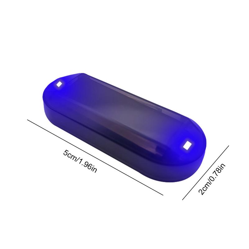 Dummy Car Alarm Light Fake LED Flashing Car Alarm System Solar Power Durable Anti Theft Car Device Universal Car Security