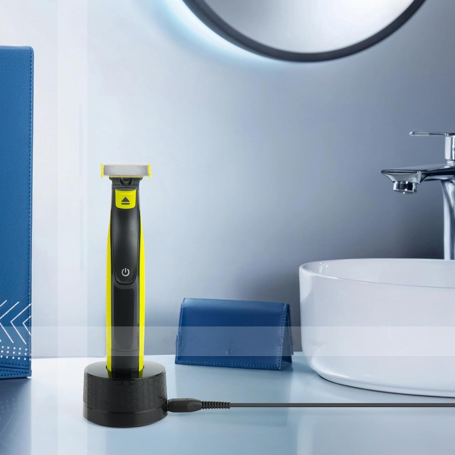 YUKU Razor Stand Charging Charger Base Holder for Philips Norelco One Blade QP2520 QP2530 QP2620 QP2630 Hybrid Electric Trimmer