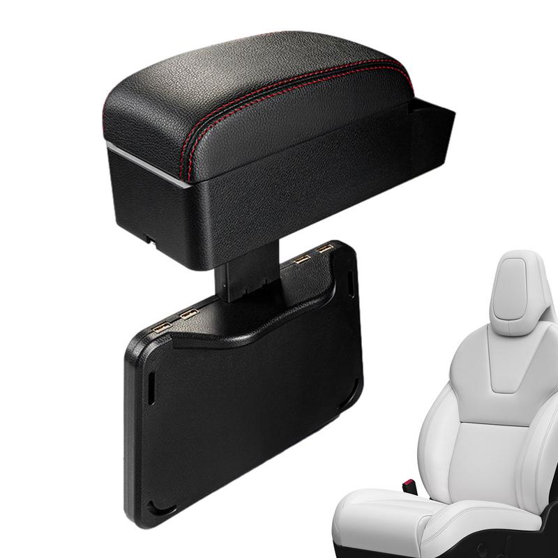 Car Armrest Storage Box Center Console Car Armrest Seat Box Adjustable Auto Console Side Storage Box For Cars Trucks Most