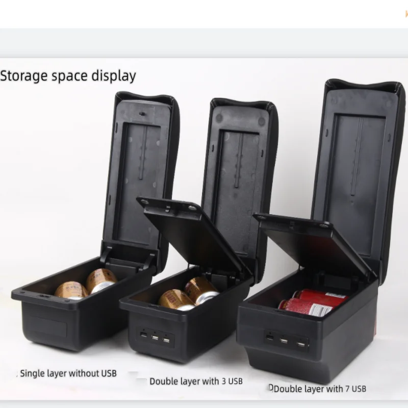 For MAZDA MAZDA 2 Armrest For MAZDA Demio Car Armrest box Retrofit parts Storage box Car Accessories Interior Parts details USB