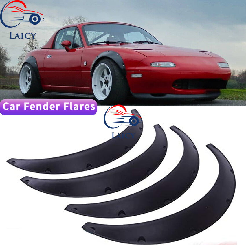 LAICY For Mazda MX5 Miata Car Wheel Arch Fender Flares Mudguard Mud Splash Guard Wheel Eyebrow Extra Wide Body Kit