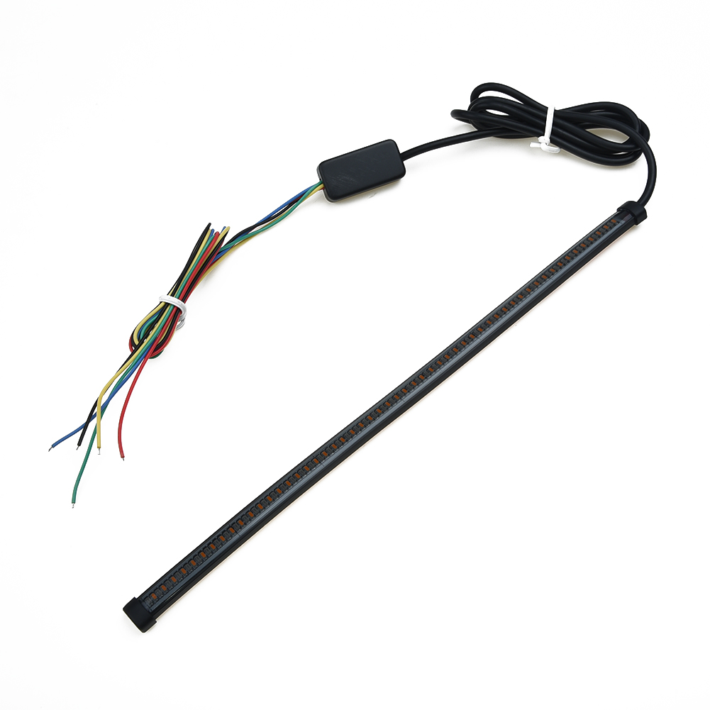 30cm Motorcycle Sequential Switchback Flowing LED Tail Brake Turn Signal Strip Lights Waterproof IP67 Motorcycle Taillights Lamp
