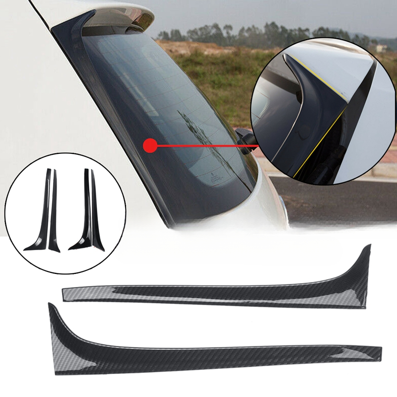 rear window Side spoiler wing For GOLF 7 MK7 GTD R 2014-2018 Car styling Rear window mirror wing spoiler fitting modification