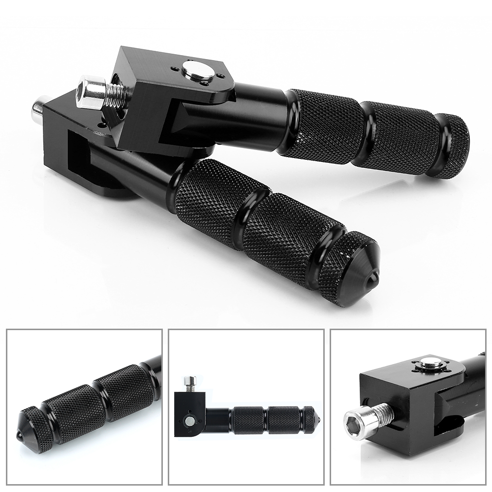 Motorcycle Pedals Pit Dirt Bike Footrests Footpegs Foot Rests Holder CNC Aluminum Parts Motorbike Accessories Moto Universal