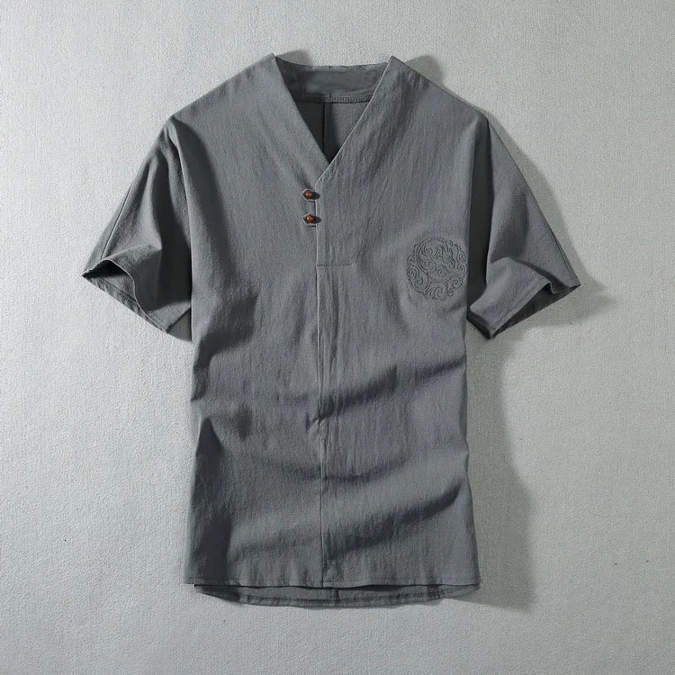 Mens Clothing Large Size Home Husband Summer Suit Linen tshirt Fashion Male Set Chinese Style 8XL 9XL plus Two Pieces 240518