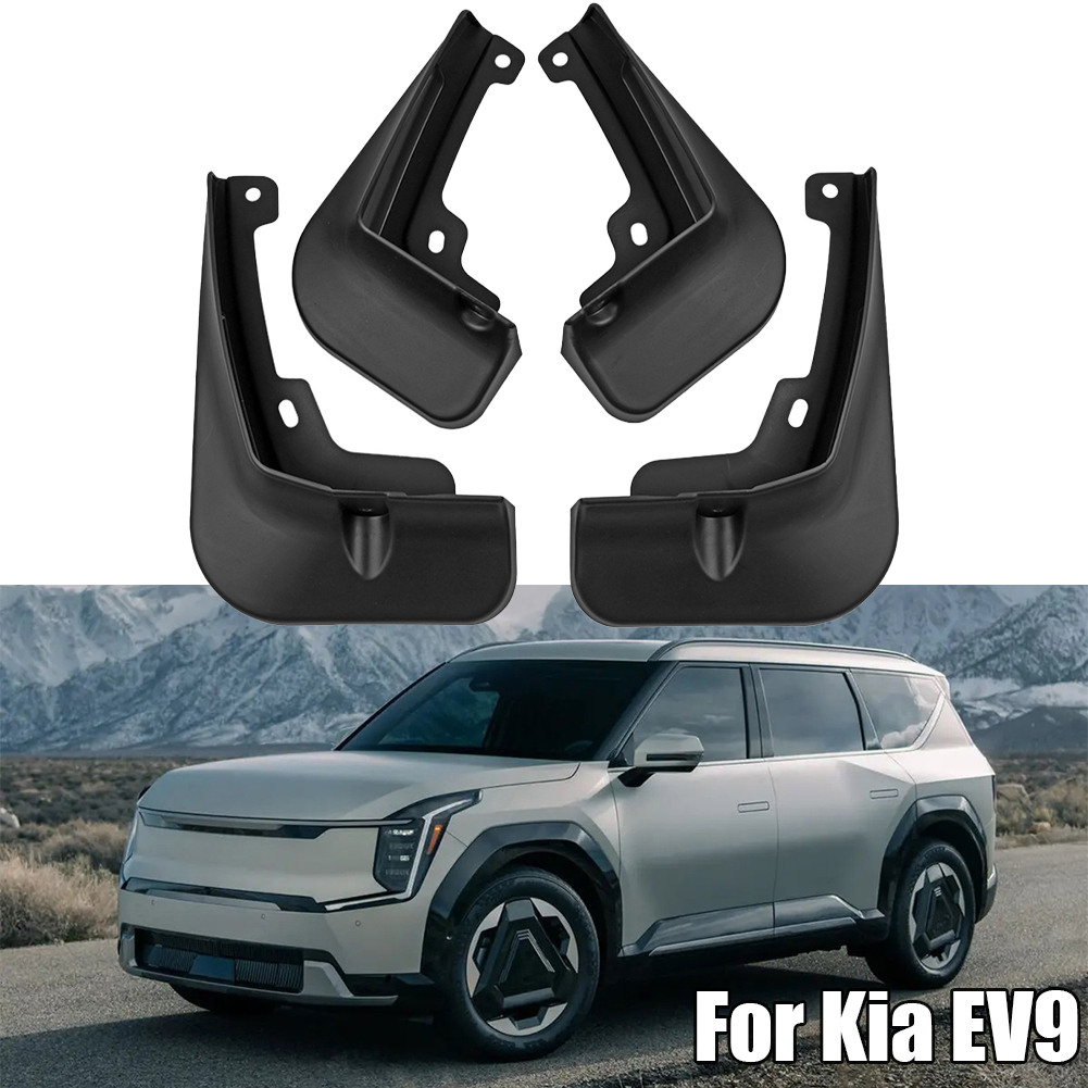 4Pcs/set For KIA EV9 Mudguards Mud Flaps Splash Guards Front Rear Wheels Fender Car Replacment Accessories For Vehicles