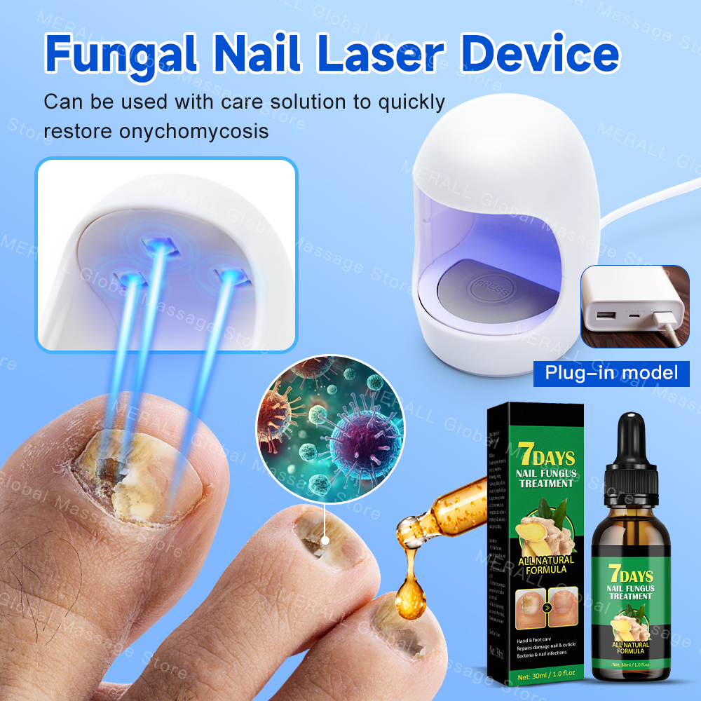 Fungal Nail Treatment Device Repair Fast Nails Fungus Onychomycosis Repair Toenail Fingernail Removes Nail Fungus Foot Care