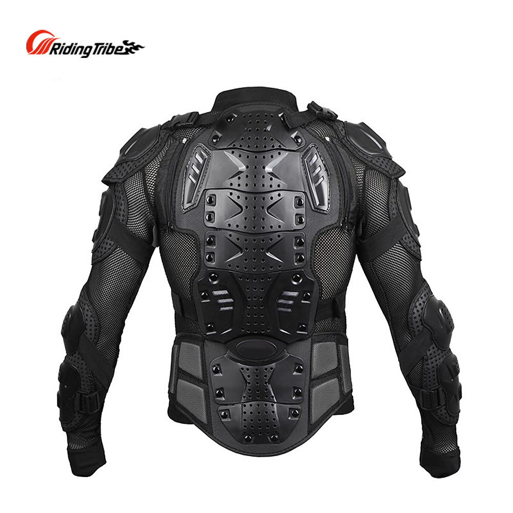 Motorcycle Jacket Motorbike Motocross Rider Protective Coat Chest Back Shoulder Elbow Protector Kit Full Body Armor HX-P14