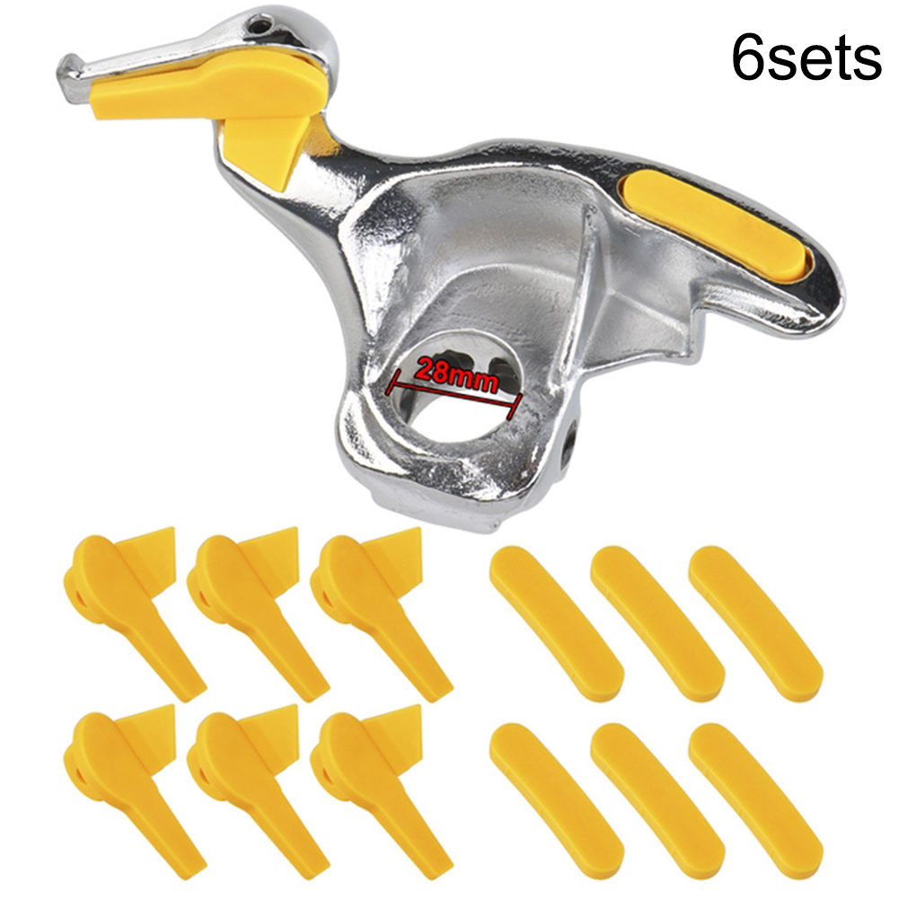 Tire Repair Tool Tyre Changer Tire Changer Accessories Universal Opening 12 Pcs Head Duck Insert Rim Protector