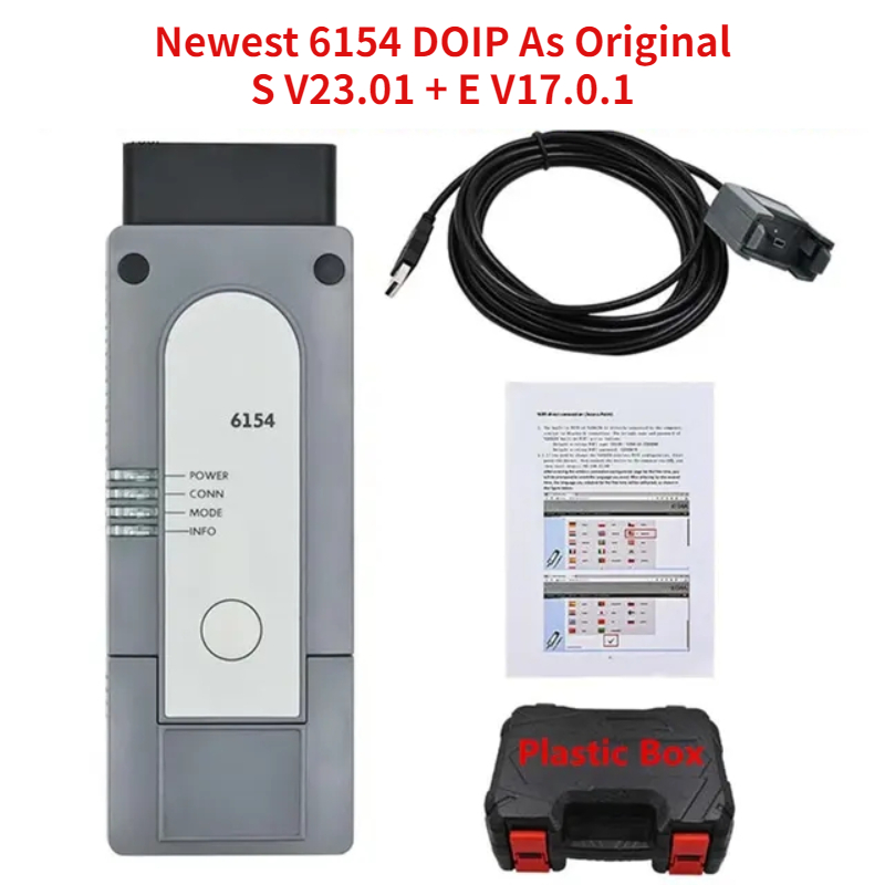 Latest Original 6154 Scanner V23.01 CAN FD DoIP Better Than VNCI 6154A 5054A Cover All Group Models Till 2023 Diagnostic Tool