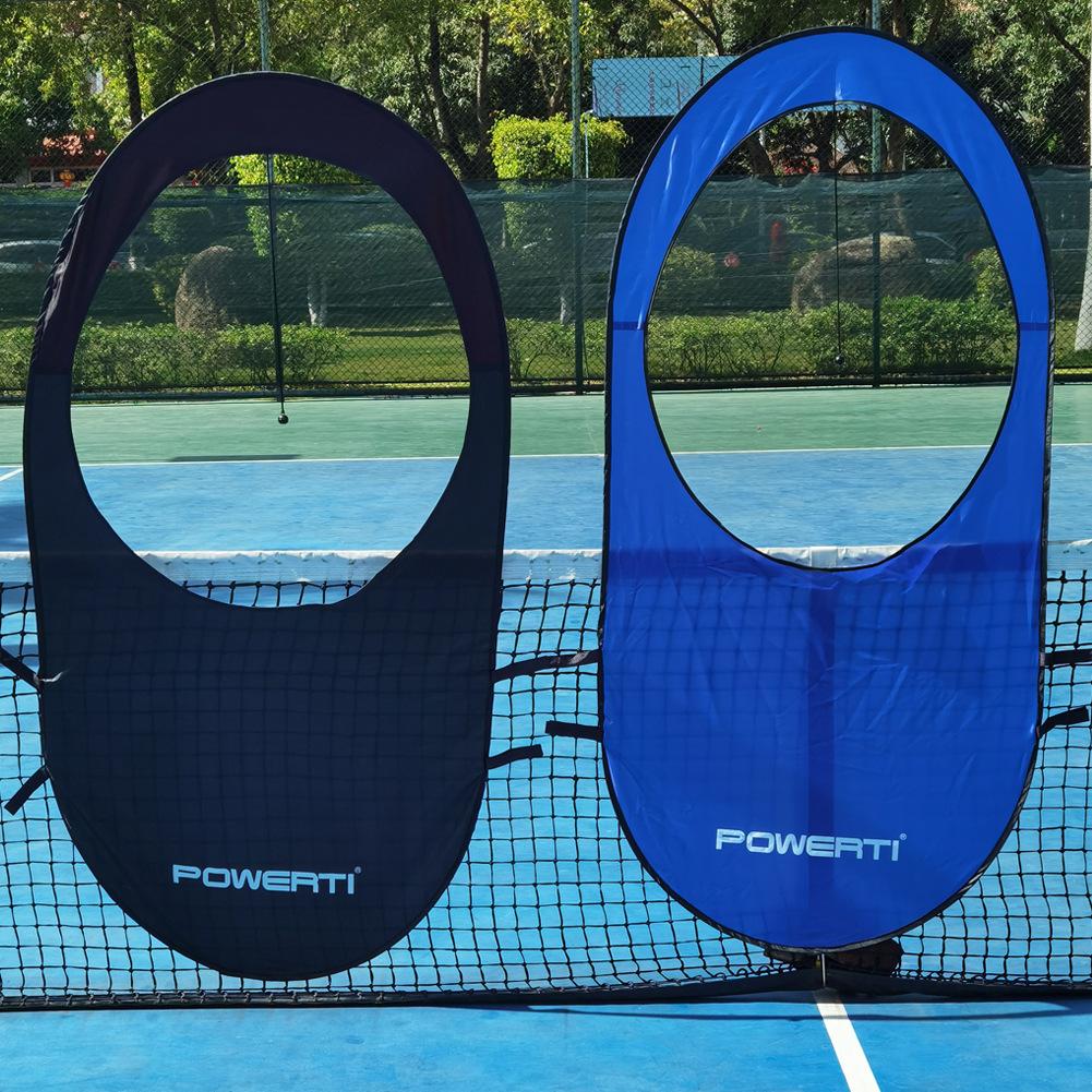 Portable Tennis Target Rings Foldable Long Service Time Tennis Trainer Driving Range Equipment